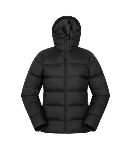 Womens/ladies Stratus Packaway Jacket Black Mountain Warehouse