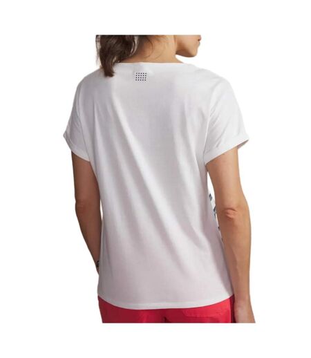 T-Shirt blanc/marine femme tbs oxanatee