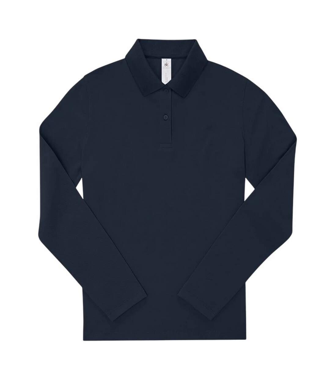 Polo Manches Longues My Polo Femme Bleu Marine B&C-1
