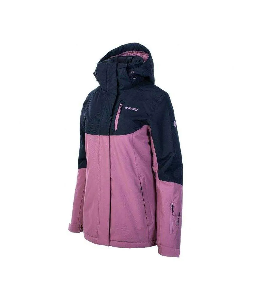 Veste Isolante Ski Oriena Femme Rose Noir Hi-Tec-3