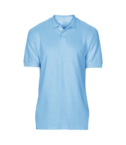 Gildan Softstyle Mens Short Sleeve Double Pique Polo Shirt (Light Blue)