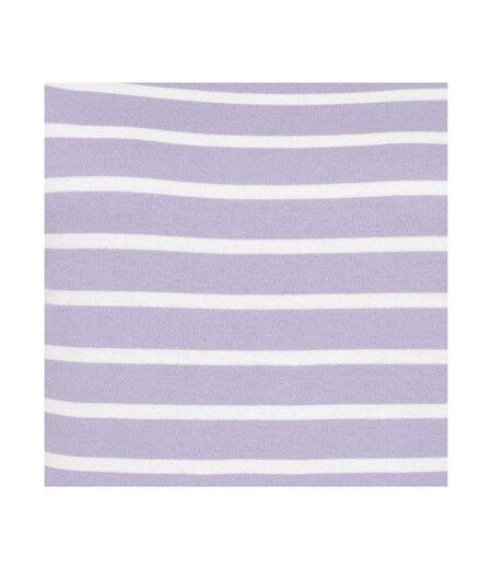 Haut Manches Courtes Breton Femme Lilas Lazy Jacks