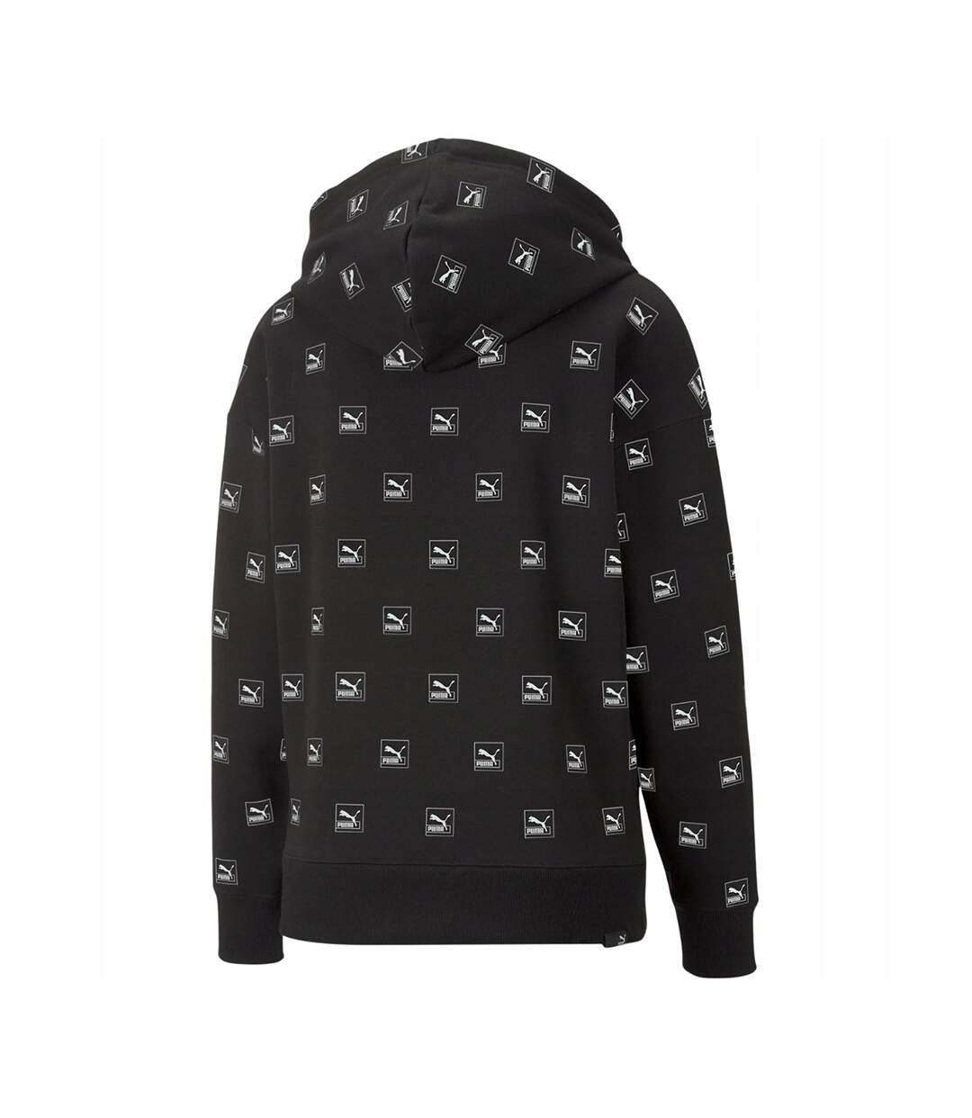 Sweat À Capuche Motif/style Imprimé Intégral Love Femme Noir Puma-3