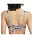 Haut de maillot de bain Bleu/Rose Femme Nike Lace Up - L-2