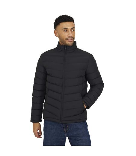 Doudoune Matelassée Motif/style Matelassé Homme Noir Brave Soul