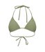 Womens/ladies Triangle Bikini Top Khaki Green Jack Wills-2