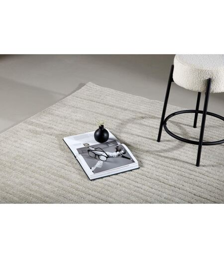 Tapis Déco en Laine Milton 202x300cm Gris Clair