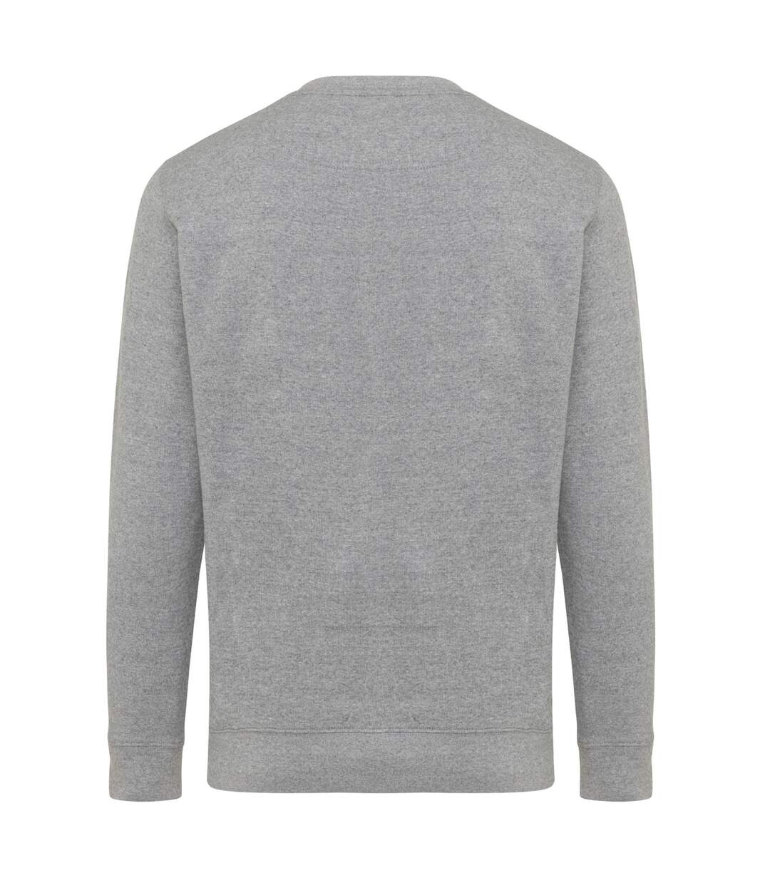 Unisex adult etosha recycled cotton lightweight sweatshirt light heather anthracite Iqoniq-2