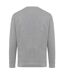 Unisex adult etosha recycled cotton lightweight sweatshirt light heather anthracite Iqoniq-2