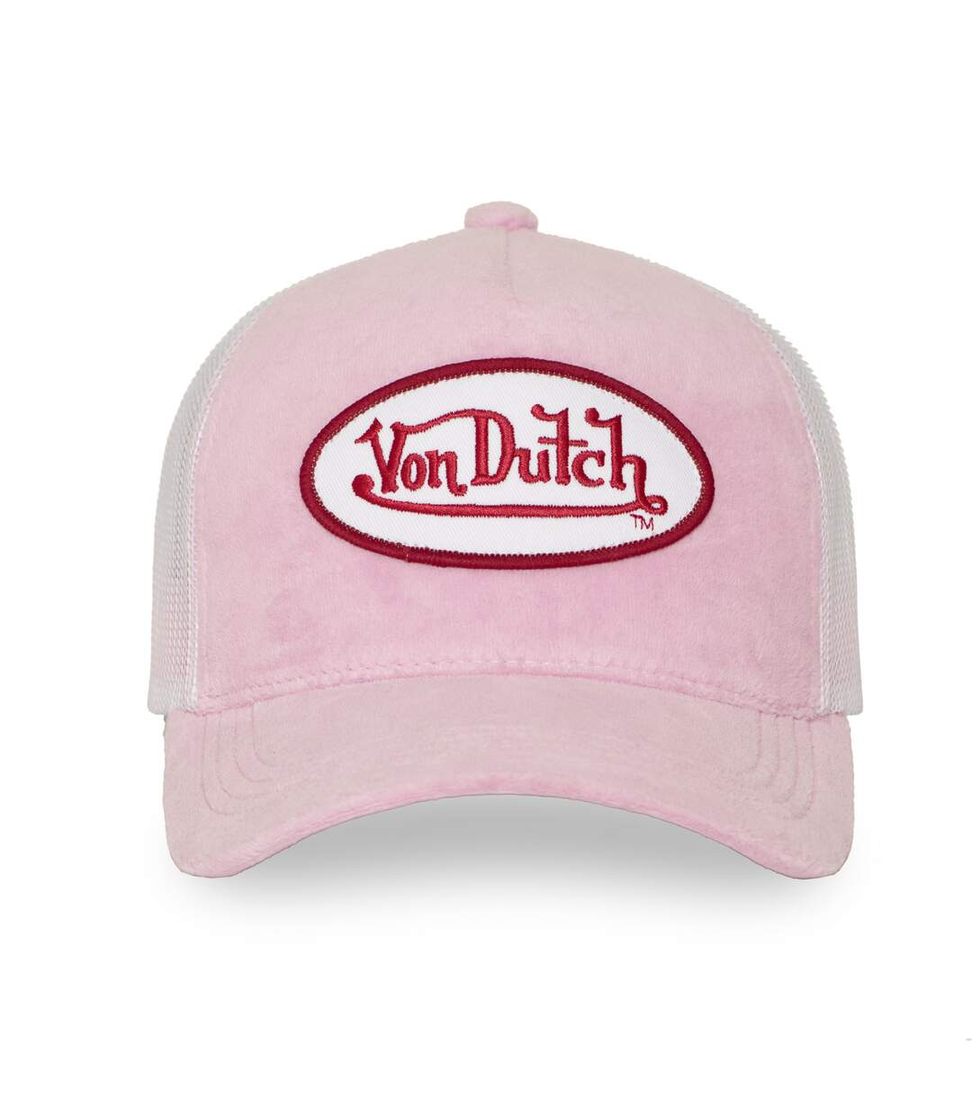 Casquette trucker avec filet en velours Kylie Vondutch-2