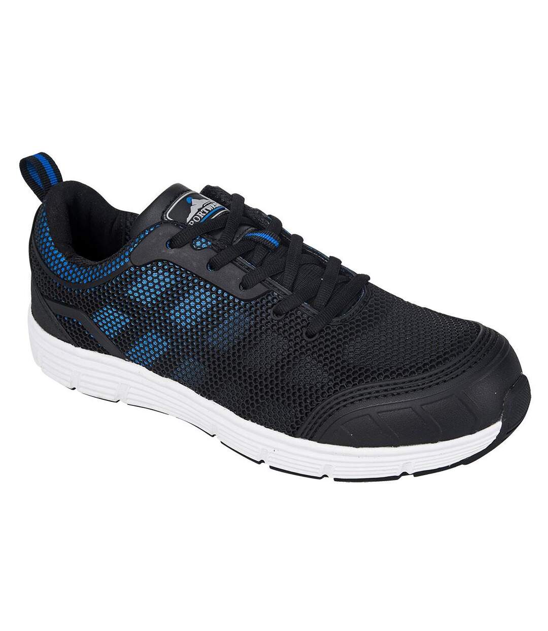 Mens steelite tove safety trainers black/blue Portwest-1