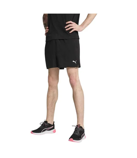 Mens Tad Essentials Shorts  Black Puma