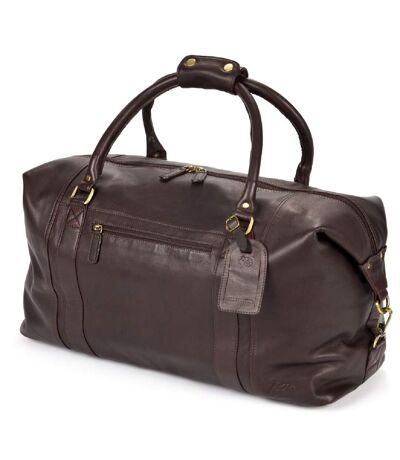 Eastern Counties Leather Large Carryall Bag (Brown) (One size) - UTEL151