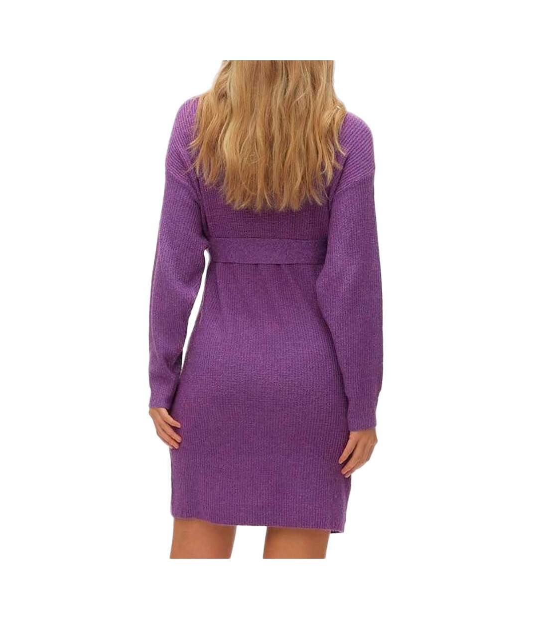 Robe de Grossesse Violette Femme Mamalicious Vala - L