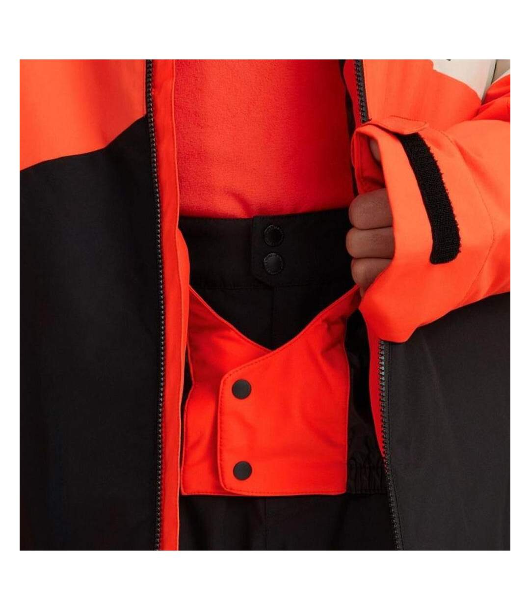 Veste de ski orange/noir homme o'neill hammer-2