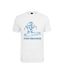 T-shirt Food Vibrations Homme Blanc Mister Tee-2