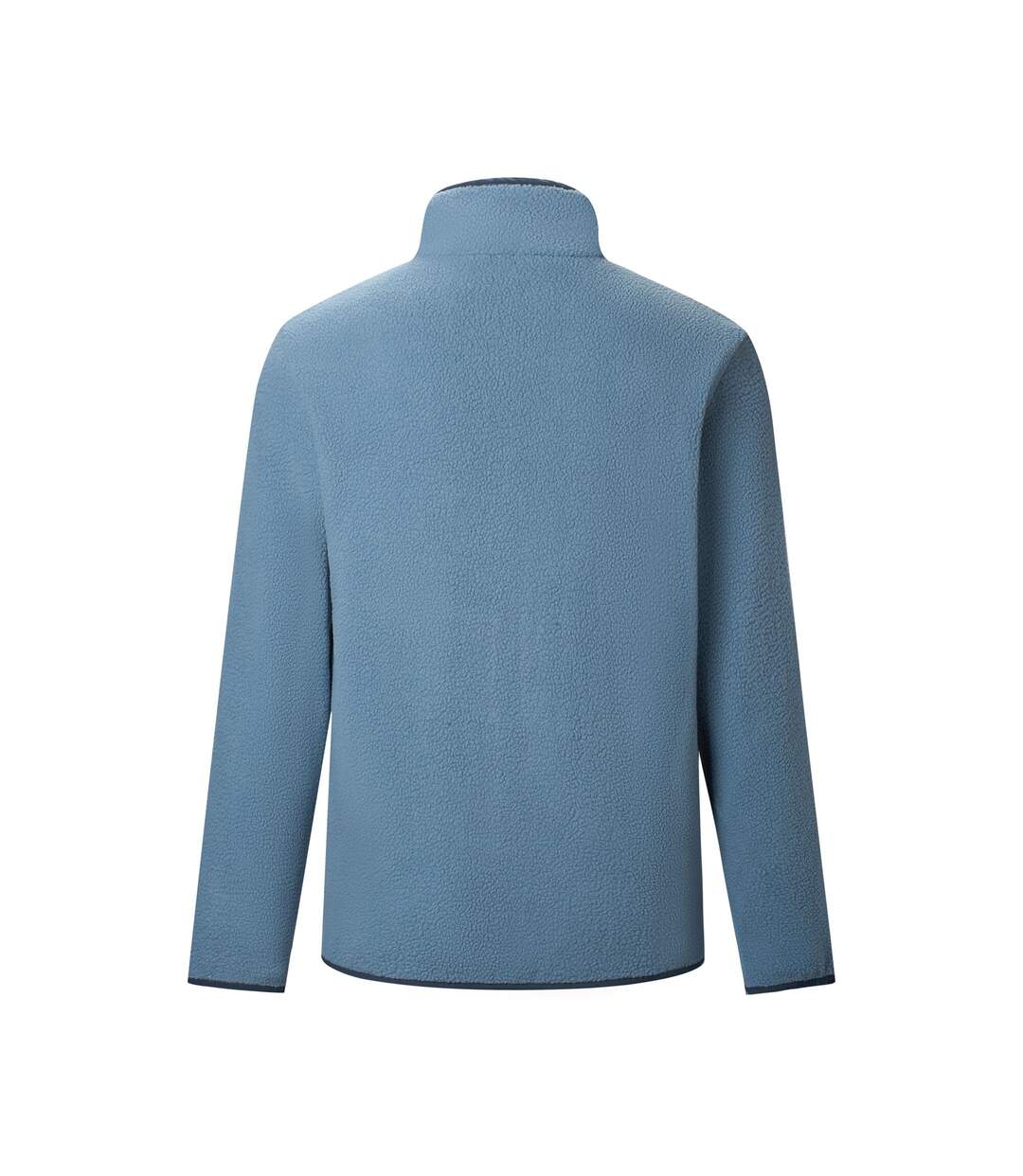 Veste Polaire Motif/style Blocs De Couleurs Frankie Homme Gris Pâle Bleu Marine Regatta-3