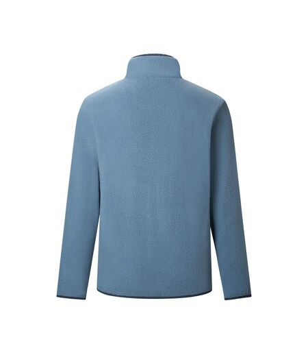 Veste Polaire Motif/style Blocs De Couleurs Frankie Homme Gris Pâle Bleu Marine Regatta