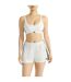 Brassière Motif/style 3 Rayures Essentials Femme Blanc Adidas-2