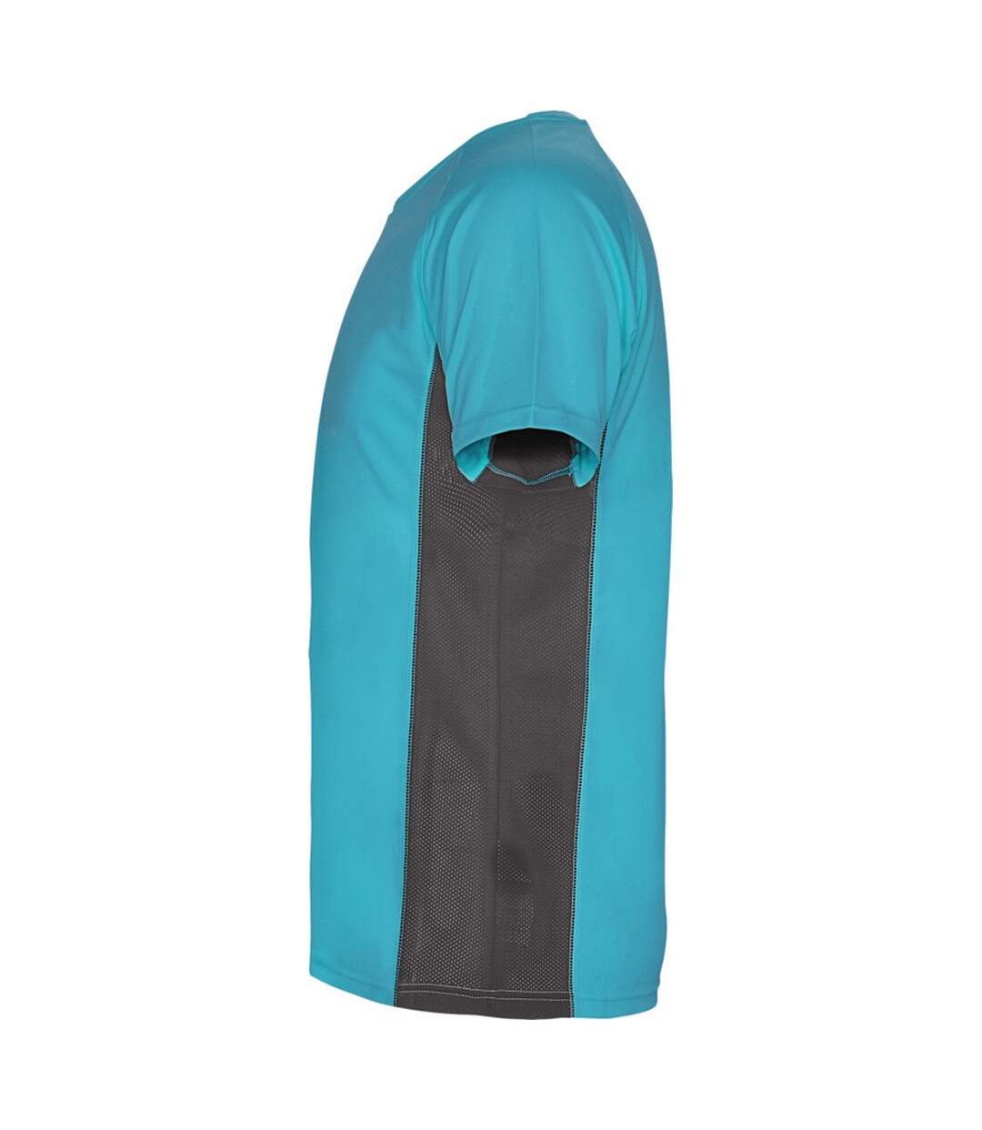 T-shirt shanghai homme turquoise vif / anthracite Roly-3