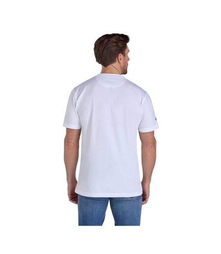 T-shirt Motif/style Motard Bully Boy Homme Blanc Raging Bull