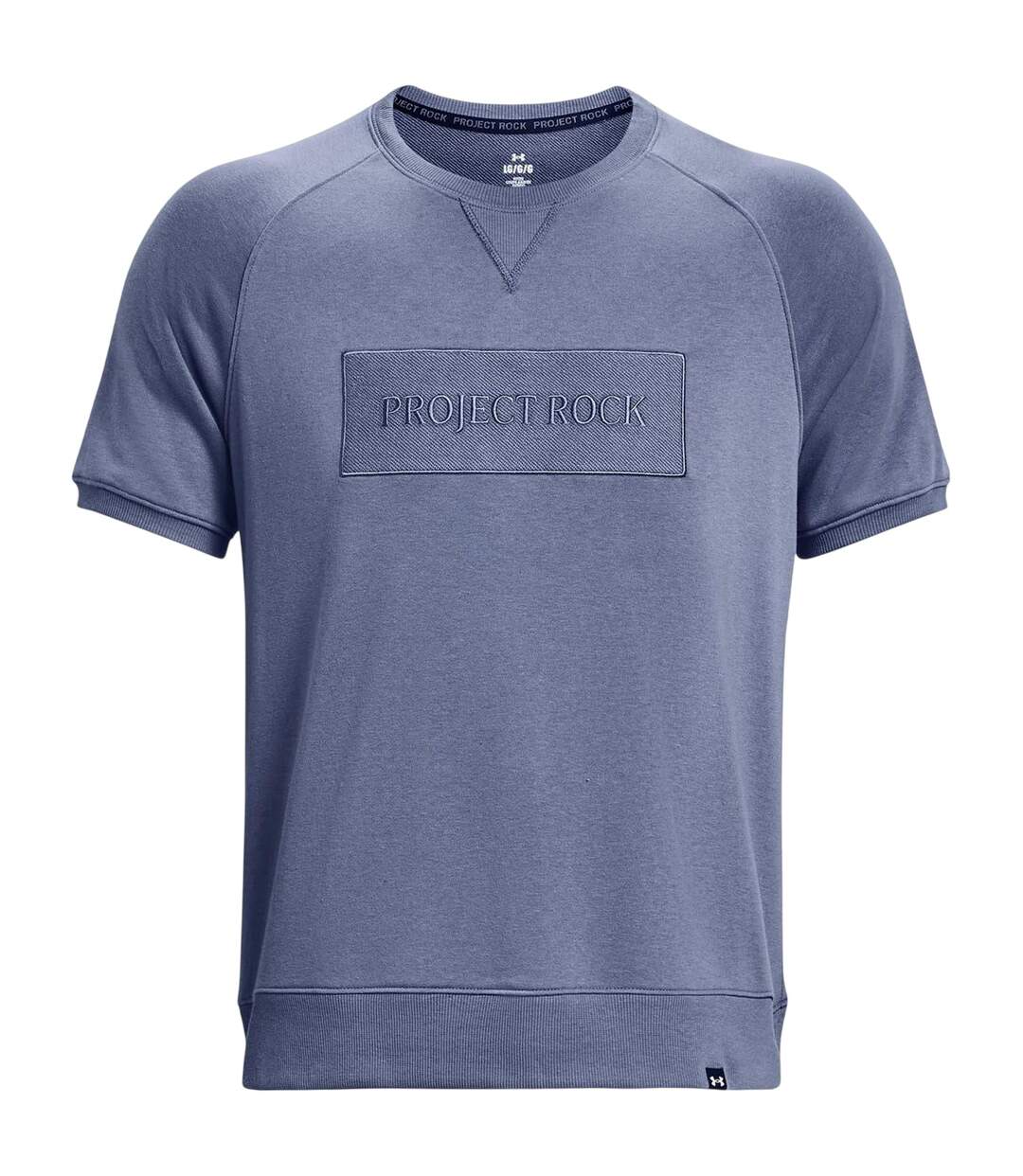 T-shirt Project Rock Homme Bleu Under Armour-2