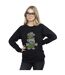 Disney Sweatshirt Womens/Ladies Frozen Handstacking Trolls (Noir) - UTBI19038-2