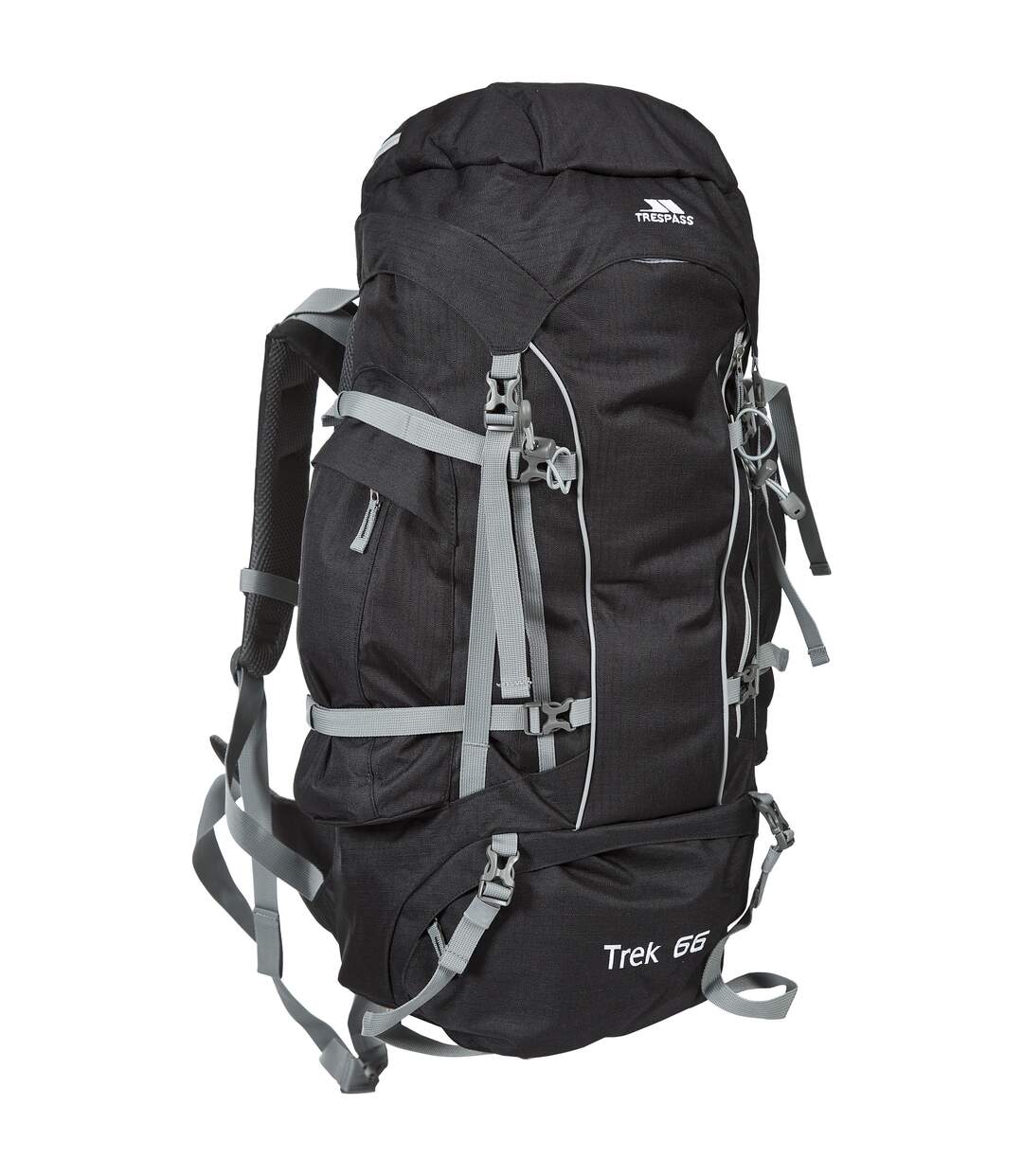 Trespass Trek 66 Backpack/Rucksack (66 Litres) (Ash) (One Size) - UTTP362