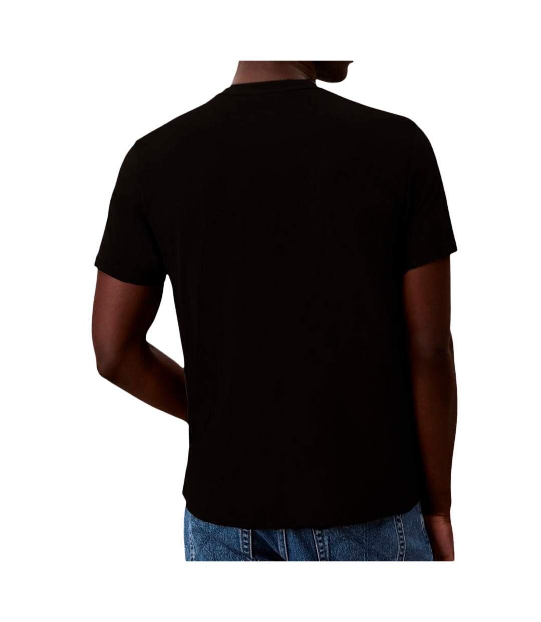 T-Shirt noir homme calvin klein jeans classic-2