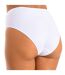 Women's panties with embroidered fabric on tulle BR3076