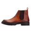 Bottines Chelsea Walsh Homme Brun Clair Base London-4
