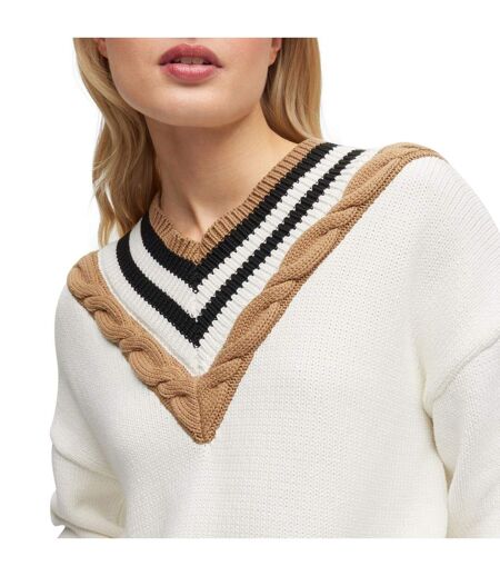 Pull Falli Femme Blanc Boss