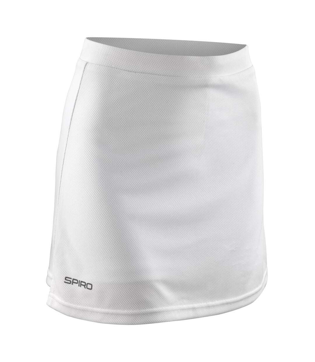 Short De Sport Coupe-vent À Séchage Rapide Pour Dames/femmes Blanc Spiro-2
