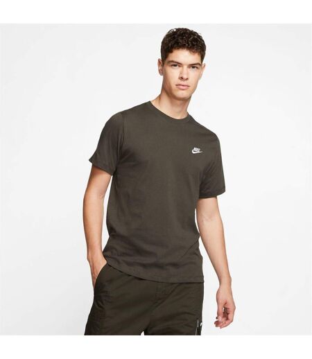 Mens Club T-shirt Sequoia Green White Nike