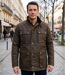 WINCHESTER NEVERM — Parka matelassée marron : isolation thermique et coton enduit-5