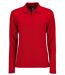 Polo manches longues - Femme - 02083 - rouge
