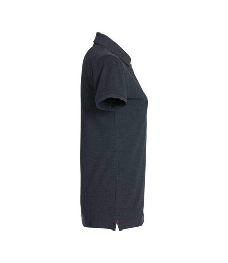 Polo Premium Femme Anthracite Clique