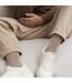 2 Pairs Mens Organic Cotton Camel Wool Socks - Warm Comfort for Everyday Wear-5
