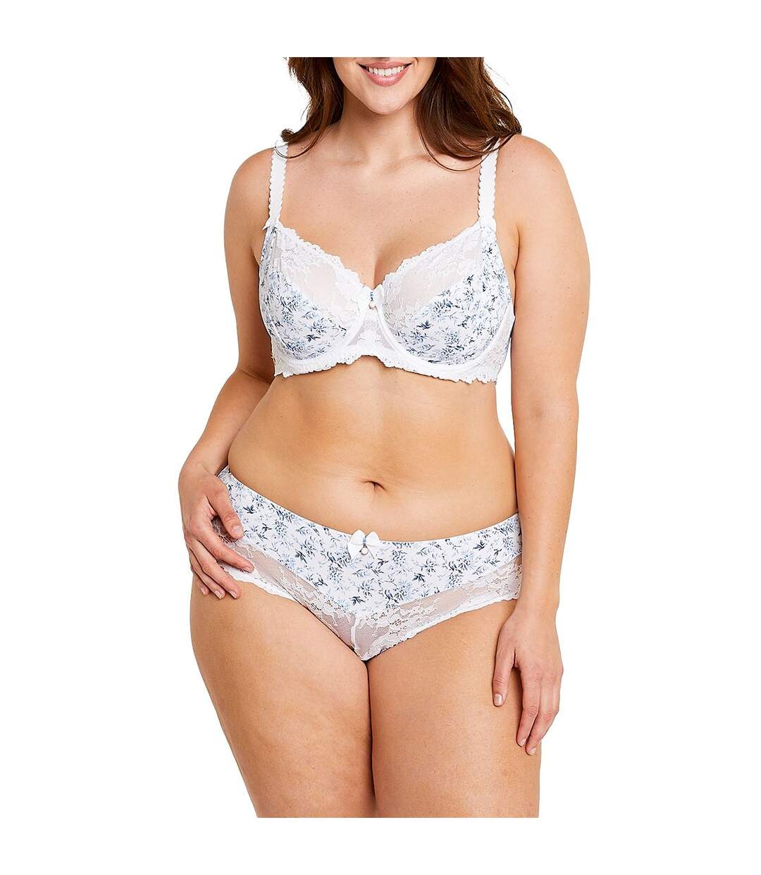 Slip grande taille bleu Colombe-2