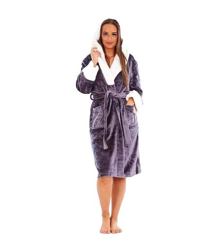 Robe De Chambre Motif/style Scintillant Femme Charbon Keanu