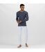 T-shirt Thermique Hommes Bleu Denim Regatta-4