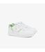 Baskets T-clip Femme Blanc Vert Lacoste-2