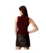 Womens/ladies Ribbed Slim Sleeveless Tank Top Rouge Calvin Klein-3