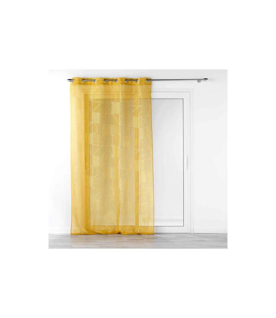 Paire De Voilages à Passants Luminea - Blanc, Dimensions 60 X 160 Cm - 100% Polyester, Intemporel - Pour Fenêtre, Décoration Légère - 8