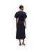 Robe Mi-longue Manches Style Kimono Femme Bleu Foncé Boss-2