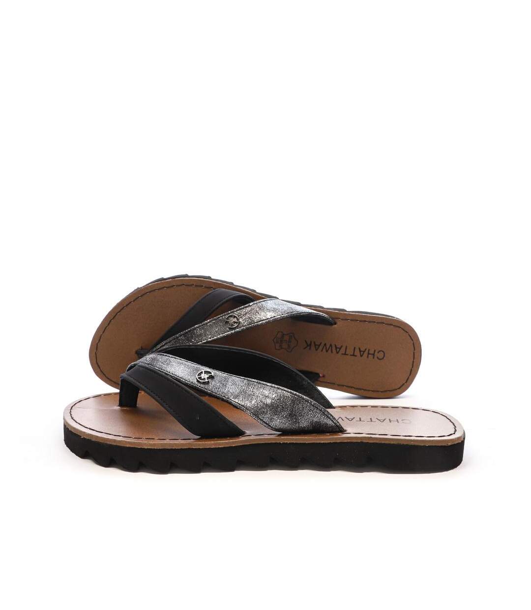 Tongs noir femme chattawak alba - 36-1