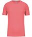 T-shirt sport - Running - Homme - PA438 - orange corail