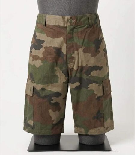 LEDERTYS 810394U002 - Bermuda camouflage Centre Europe avec taille élastiquée pour baroudeur