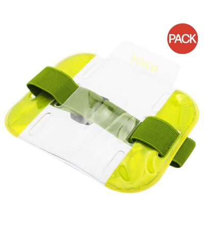 Pack of 4  Id armbands / accessories  one size floro yellow Yoko