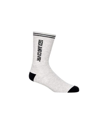 Chaussettes de sport juble homme blanc / gris / noir Duck and Cover